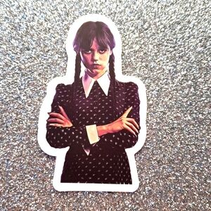 ADDAMS FAMILY waterproof sticker Wednesday